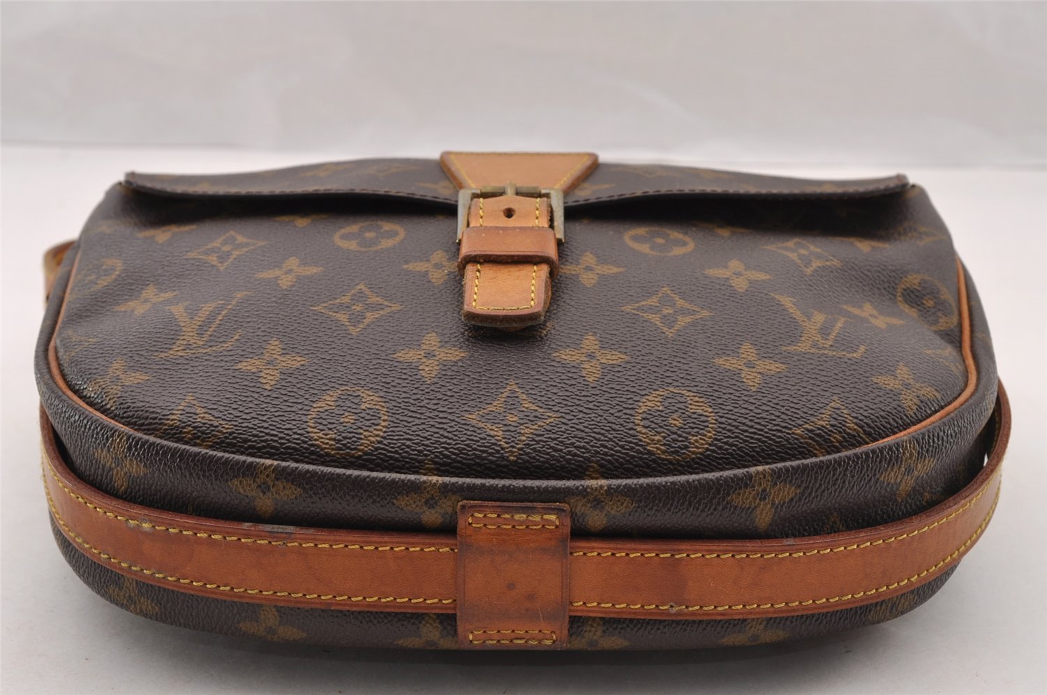 Authentic Louis Vuitton Monogram Jeune Fille GM M51225 Shoulder Cross Bag 4458I