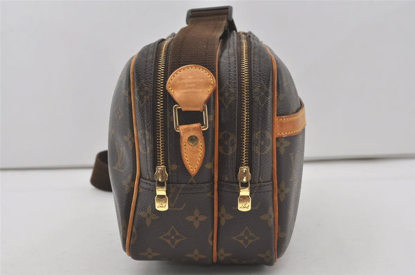 Authentic Louis Vuitton Monogram Reporter PM Shoulder Cross Bag M45254 LV 4459I