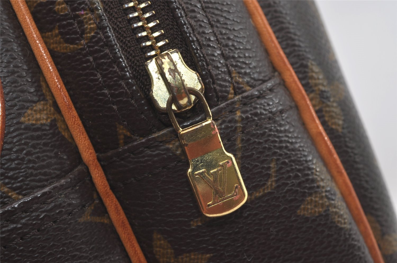 Authentic Louis Vuitton Monogram Reporter PM Shoulder Cross Bag M45254 LV 4459I