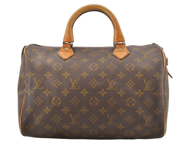 Authentic Louis Vuitton Monogram Speedy 30 USA Model Hand Boston Bag LV 4460I