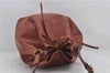 Authentic Louis Vuitton Epi Noe Shoulder Bag Brown M44028 LV 4461E