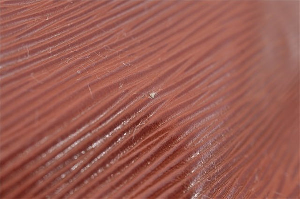 Authentic Louis Vuitton Epi Noe Shoulder Bag Brown M44028 LV 4461E