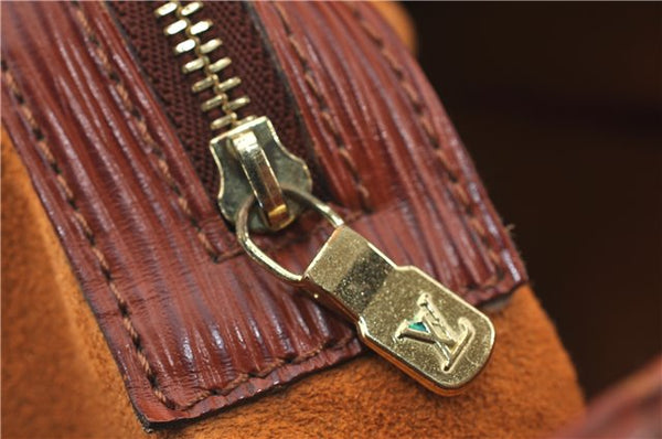 Authentic Louis Vuitton Epi Noe Shoulder Bag Brown M44028 LV 4461E