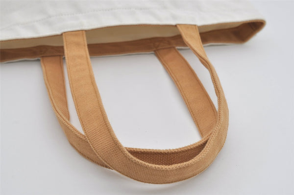 Authentic Louis Vuitton Fondation Exclusive Shoulder Tote Bag Canvas White 4461I