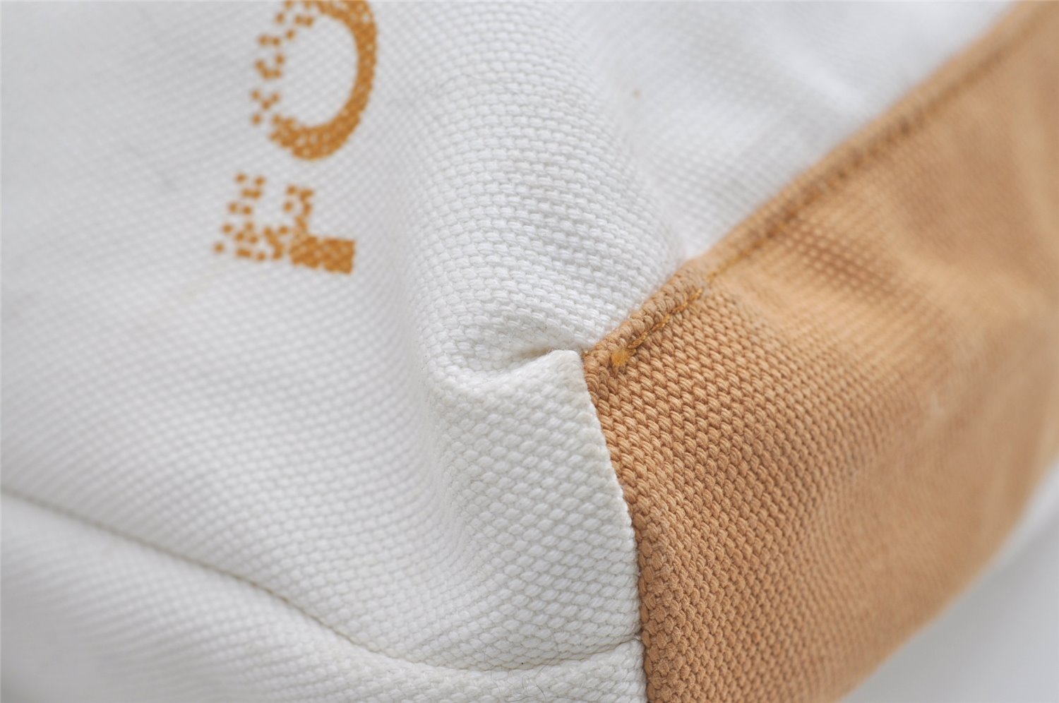 Authentic Louis Vuitton Fondation Exclusive Shoulder Tote Bag Canvas White 4461I