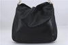 Authentic GUCCI Bamboo 2way Hand Shoulder Bag Leather Black 4462D