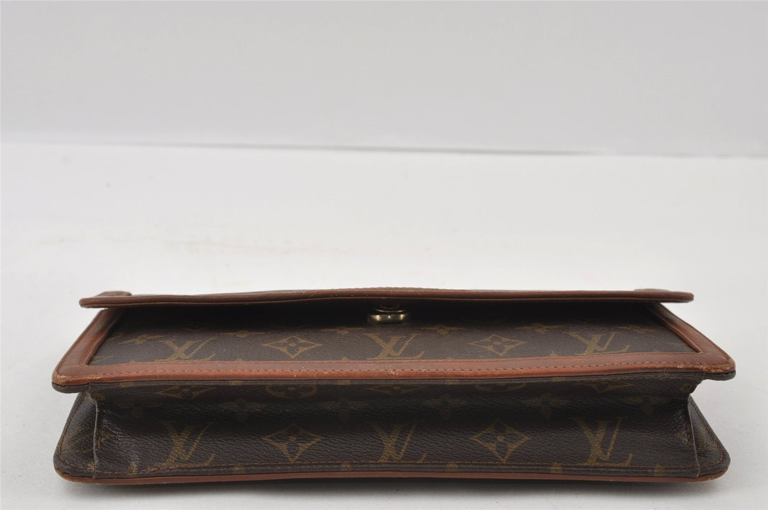 Authentic Louis Vuitton Monogram Pochette Dame PM Clutch Bag Old Model LV 4462I