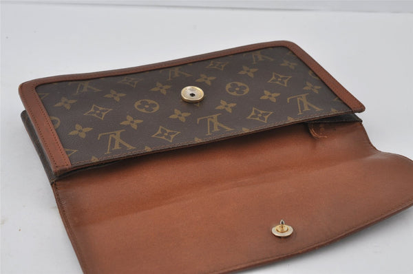 Authentic Louis Vuitton Monogram Pochette Dame PM Clutch Bag Old Model LV 4462I