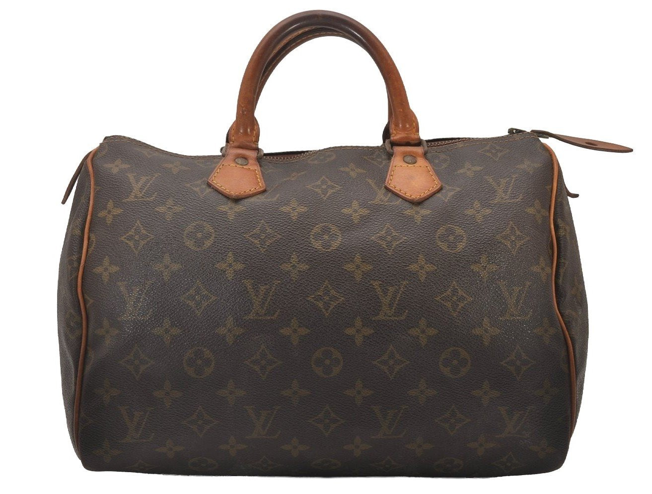 Authentic Louis Vuitton Monogram Speedy 30 Hand Boston Bag Old Model LV 4463I