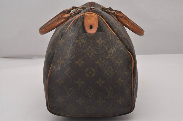 Authentic Louis Vuitton Monogram Speedy 30 Hand Boston Bag Old Model LV 4463I