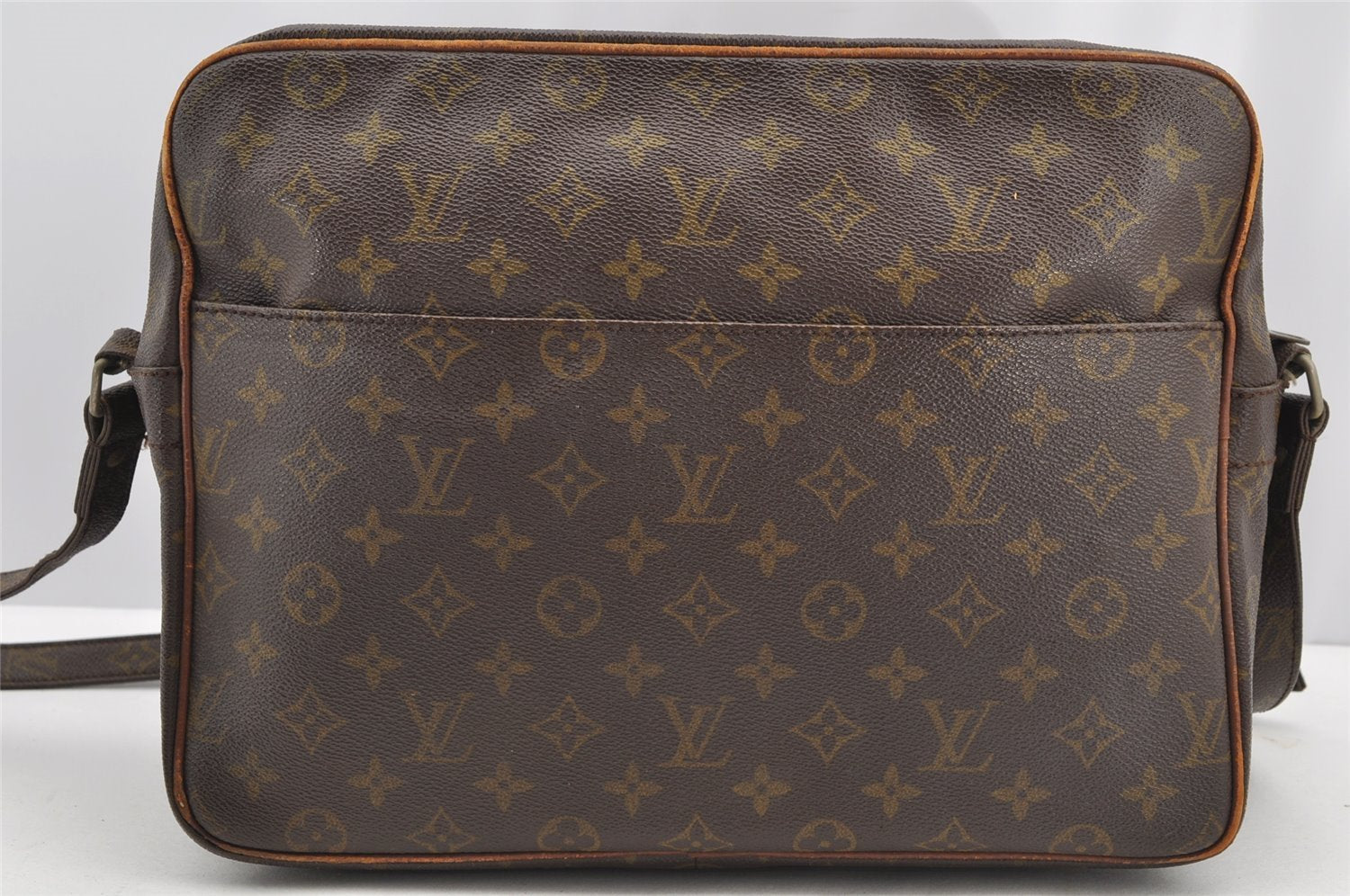 Authentic Louis Vuitton Monogram Nile 34 Shoulder Cross Body Bag Old Model 4464I
