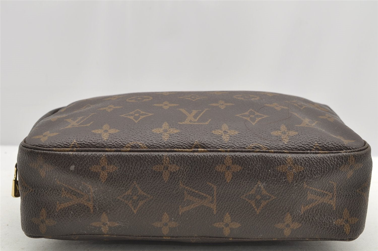 Auth Louis Vuitton Monogram Trousse Toilette 23 Clutch Hand Bag M47524 LV 4465I