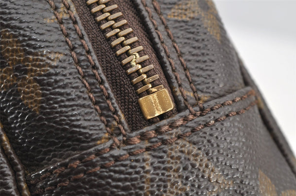 Auth Louis Vuitton Monogram Trousse Toilette 23 Clutch Hand Bag M47524 LV 4465I