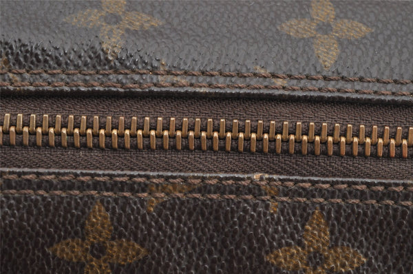 Auth Louis Vuitton Monogram Trousse Toilette 23 Clutch Hand Bag M47524 LV 4465I