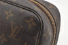 Auth Louis Vuitton Monogram Trousse Toilette 23 Clutch Hand Bag M47524 LV 4465I