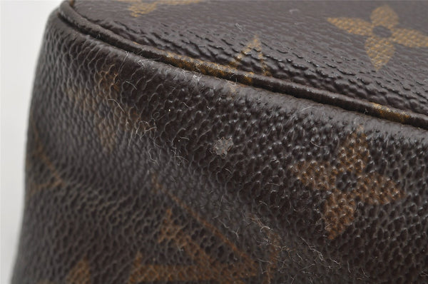 Auth Louis Vuitton Monogram Trousse Toilette 23 Clutch Hand Bag M47524 LV 4465I