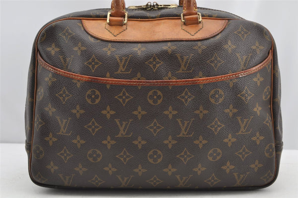 Authentic Louis Vuitton Monogram Deauville Hand Bag M47270 LV 4469I