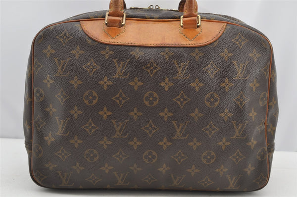 Authentic Louis Vuitton Monogram Deauville Hand Bag M47270 LV 4469I