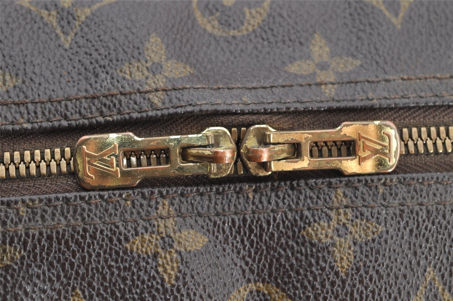 Authentic Louis Vuitton Monogram Deauville Hand Bag M47270 LV 4469I