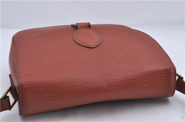 Authentic Louis Vuitton Epi Saint Cloud GM Shoulder Bag Brown LV 4471D