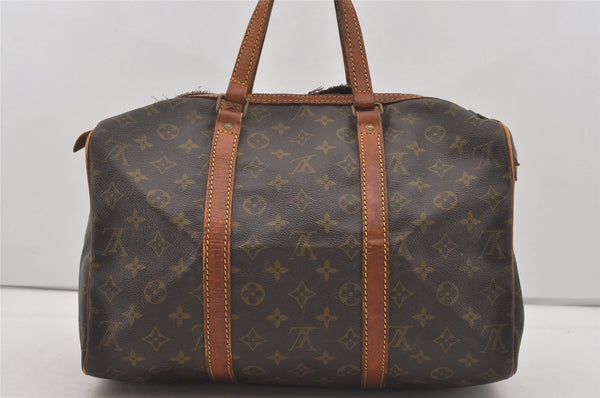 Authentic Louis Vuitton Monogram Sac Souple 35 Boston Bag Old Model Junk 4471I