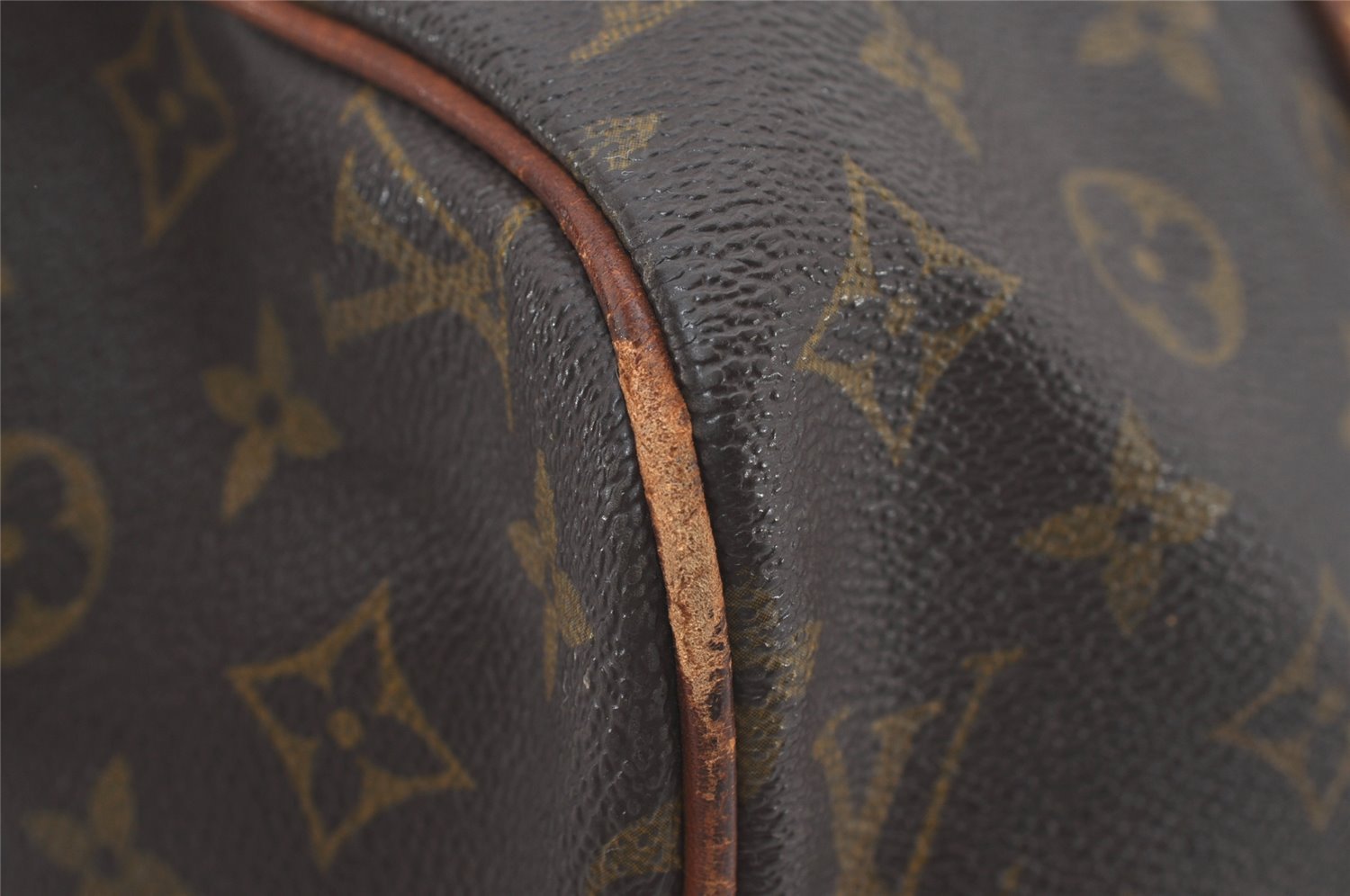 Authentic Louis Vuitton Monogram Sac Souple 35 Boston Bag Old Model Junk 4471I