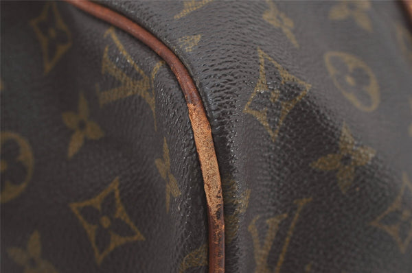 Authentic Louis Vuitton Monogram Sac Souple 35 Boston Bag Old Model Junk 4471I