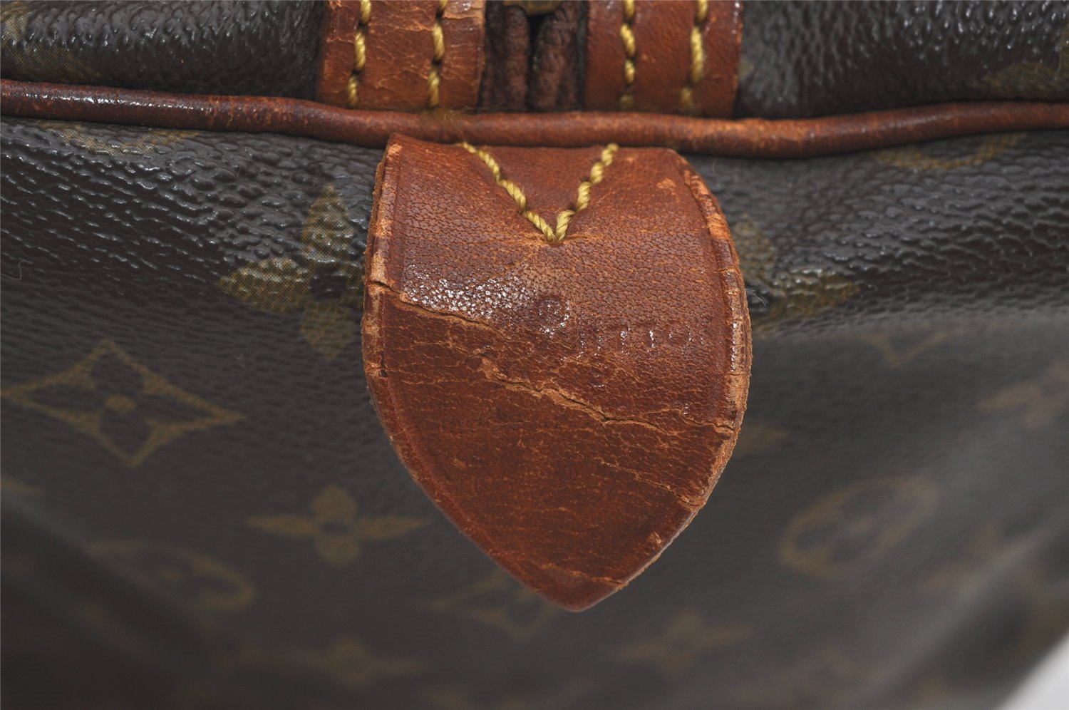 Authentic Louis Vuitton Monogram Sac Souple 35 Boston Bag Old Model Junk 4471I