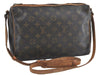 Auth Louis Vuitton Monogram Tulleries MM Shoulder Cross Bag M51348 Junk LV 4473B