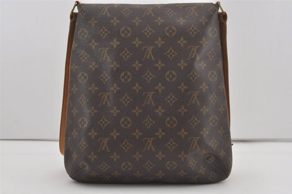 Authentic Louis Vuitton Monogram Musette Shoulder Cross Body Bag M51256 LV 4473I