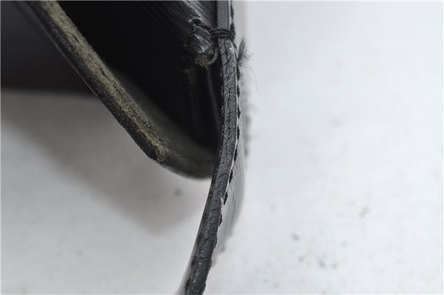 Authentic Louis Vuitton Epi Sac Seau Shoulder Bag Black M80161 LV 4474D