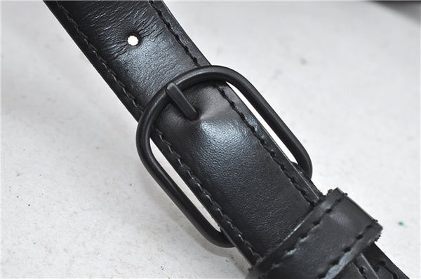 Authentic Louis Vuitton Epi Sac Seau Shoulder Bag Black M80161 LV 4474D