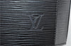 Authentic Louis Vuitton Epi Sac Seau Shoulder Bag Black M80161 LV 4474D