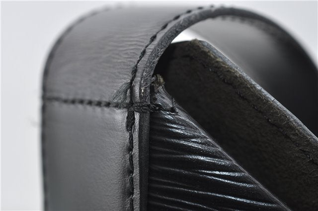 Authentic Louis Vuitton Epi Sac Seau Shoulder Bag Black M80161 LV 4474D