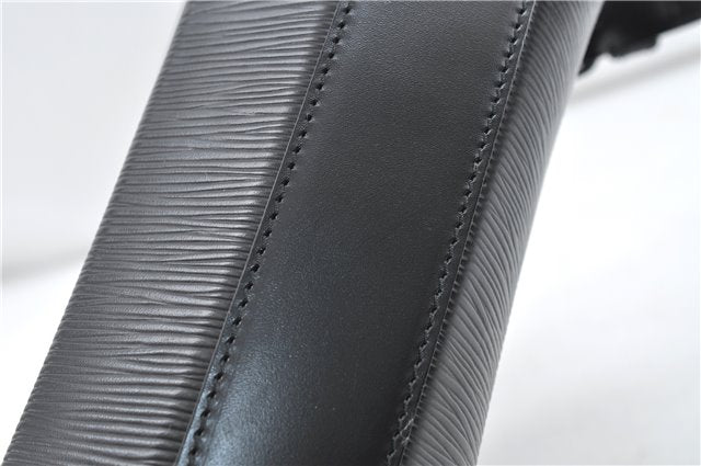 Authentic Louis Vuitton Epi Sac Seau Shoulder Bag Black M80161 LV 4474D