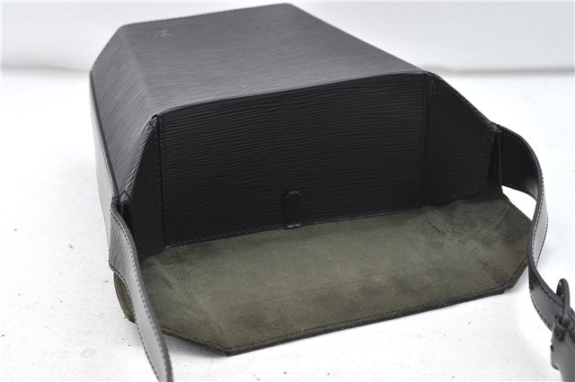 Authentic Louis Vuitton Epi Sac Seau Shoulder Bag Black M80161 LV 4474D