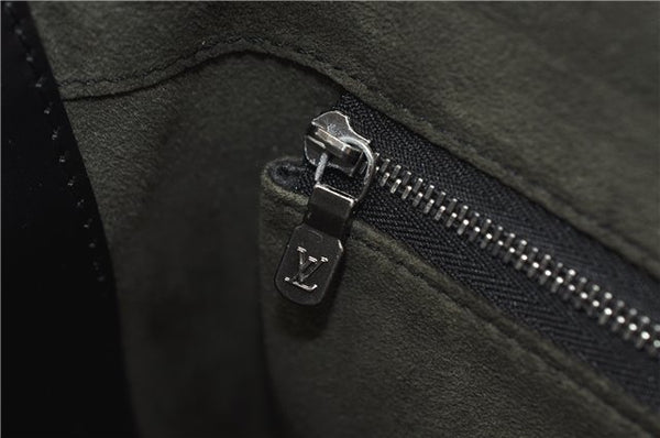 Authentic Louis Vuitton Epi Sac Seau Shoulder Bag Black M80161 LV 4474D