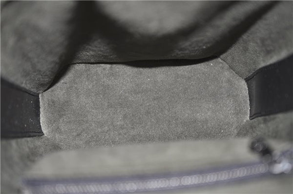 Authentic Louis Vuitton Epi Sac Seau Shoulder Bag Black M80161 LV 4474D