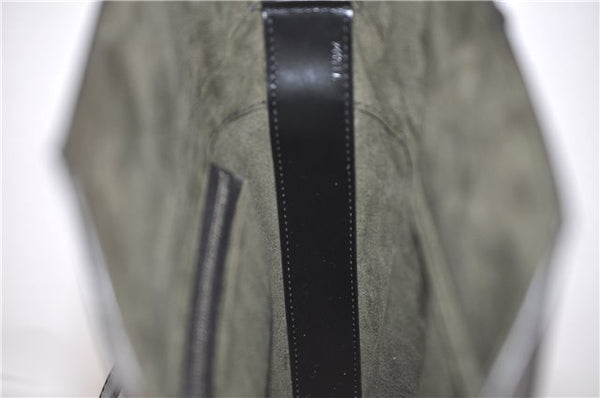 Authentic Louis Vuitton Epi Sac Seau Shoulder Bag Black M80161 LV 4474D