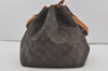 Authentic Louis Vuitton Monogram Petit Noe M42226 Shoulder Drawstring Bag 4474I