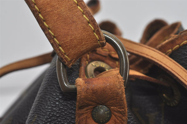 Authentic Louis Vuitton Monogram Petit Noe M42226 Shoulder Drawstring Bag 4474I