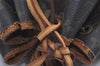Authentic Louis Vuitton Monogram Petit Noe M42226 Shoulder Drawstring Bag 4474I
