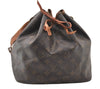 Authentic Louis Vuitton Monogram Petit Noe M42226 Shoulder Drawstring Bag 4475I