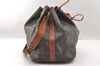 Authentic Louis Vuitton Monogram Petit Noe M42226 Shoulder Drawstring Bag 4475I