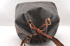 Authentic Louis Vuitton Monogram Petit Noe M42226 Shoulder Drawstring Bag 4475I