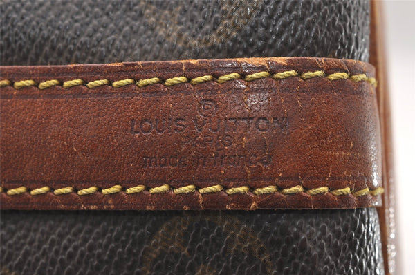 Authentic Louis Vuitton Monogram Petit Noe M42226 Shoulder Drawstring Bag 4475I