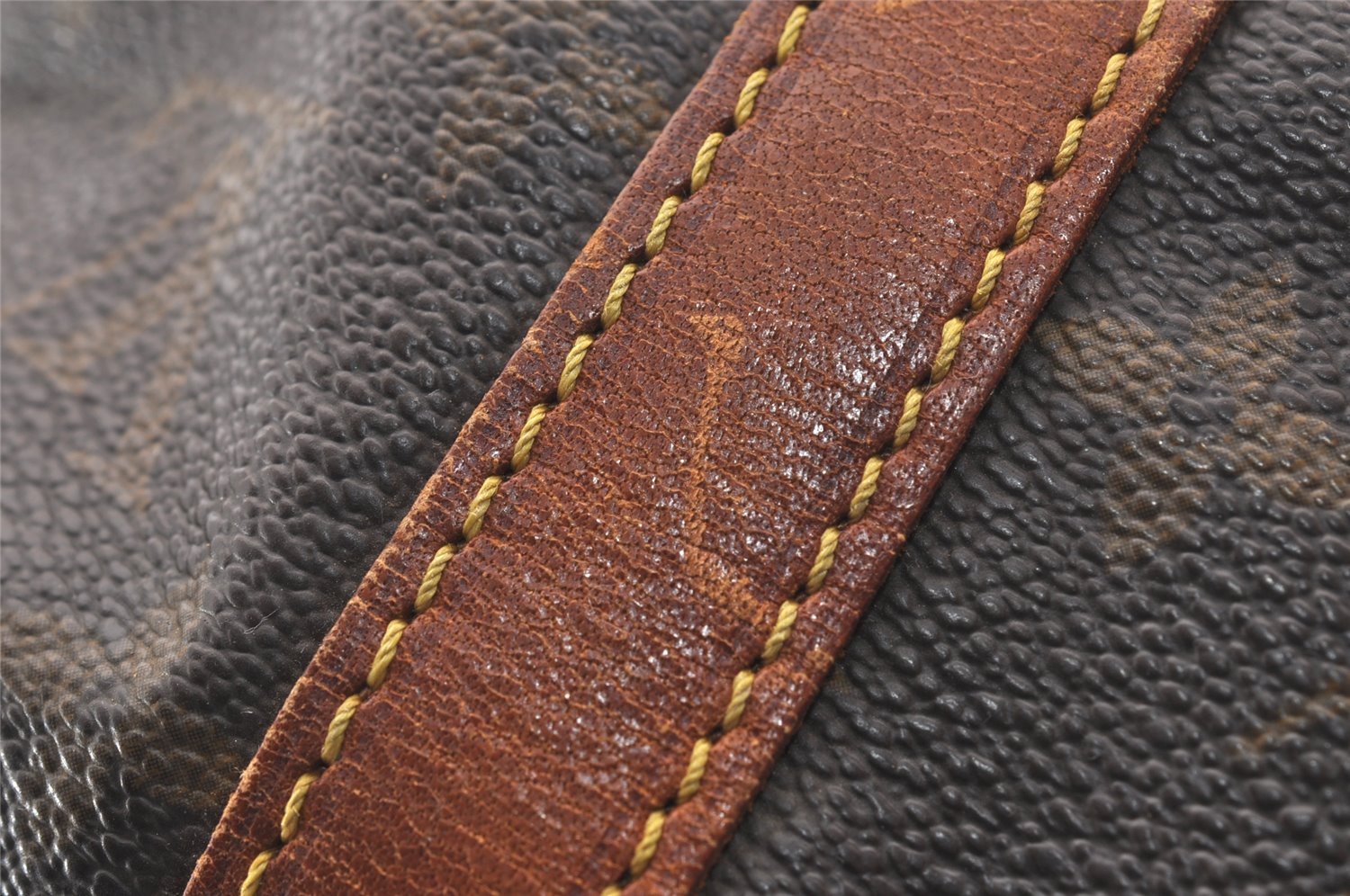 Authentic Louis Vuitton Monogram Petit Noe M42226 Shoulder Drawstring Bag 4475I