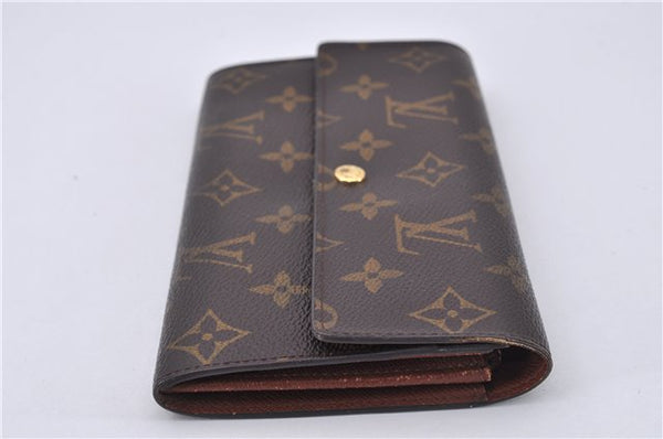 Auth Louis Vuitton Monogram Pochette Porte Monnaie Credit Wallet M61725 LV 4476F