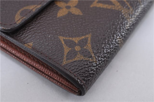 Auth Louis Vuitton Monogram Pochette Porte Monnaie Credit Wallet M61725 LV 4476F