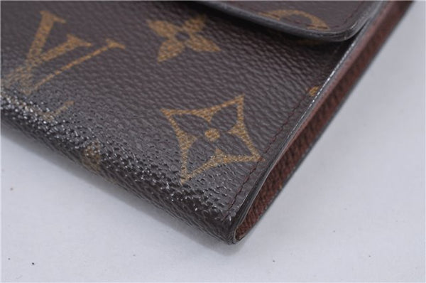 Auth Louis Vuitton Monogram Pochette Porte Monnaie Credit Wallet M61725 LV 4476F